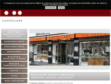 Tablet Screenshot of bijouterie-castellane-paris.fr